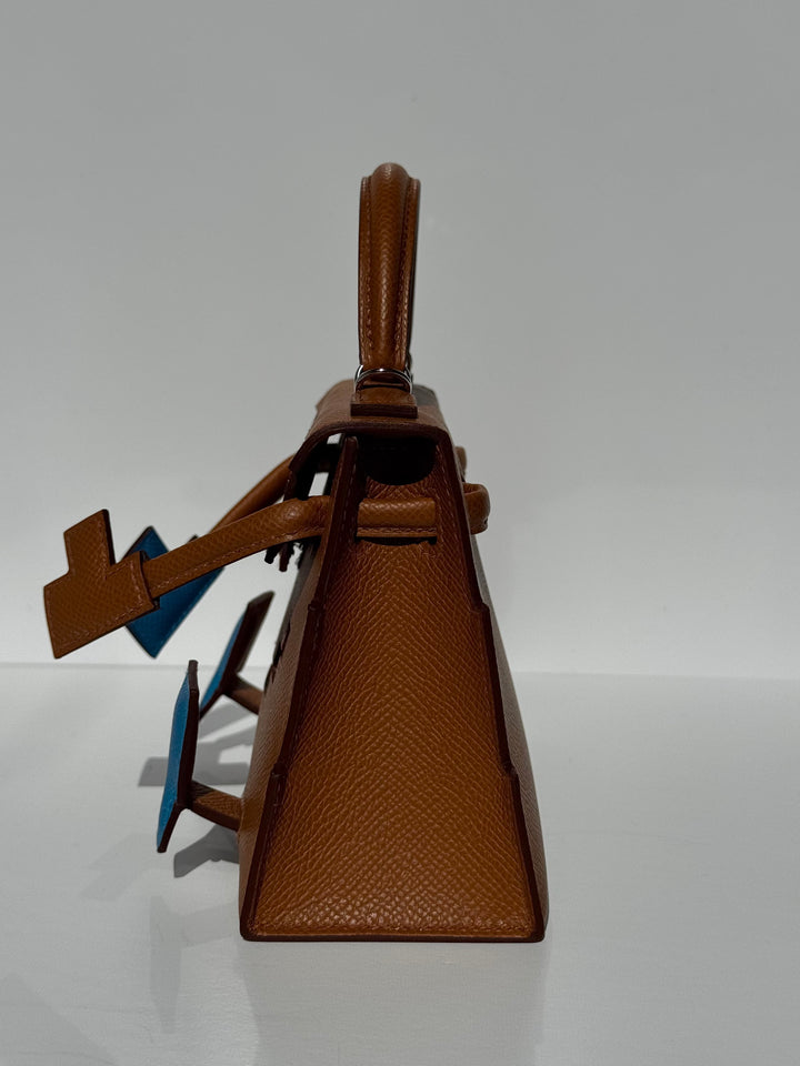 Hermes "Quelle Idolle" Gold Picto Kelly Doll