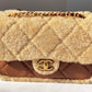 Chanel 24K Brown Shearling Medium Flap Bag