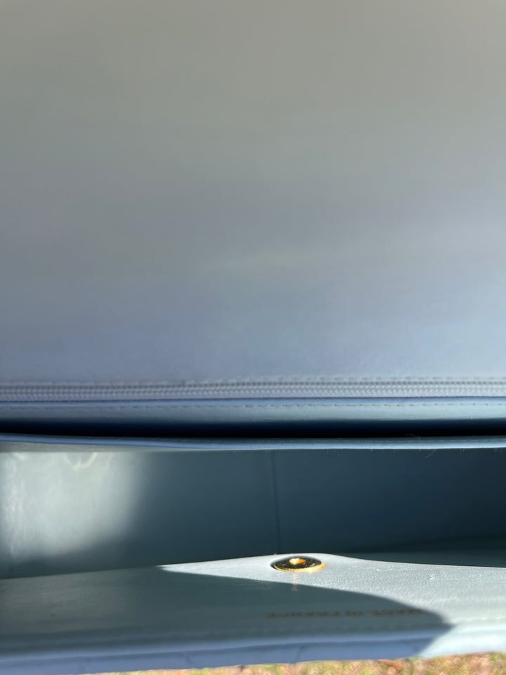 Chanel Baby Blue Maxi Lambskin Flap Bag