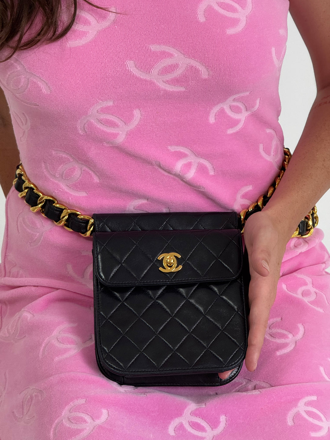 Chanel 1994 Runway CC Belt Bag