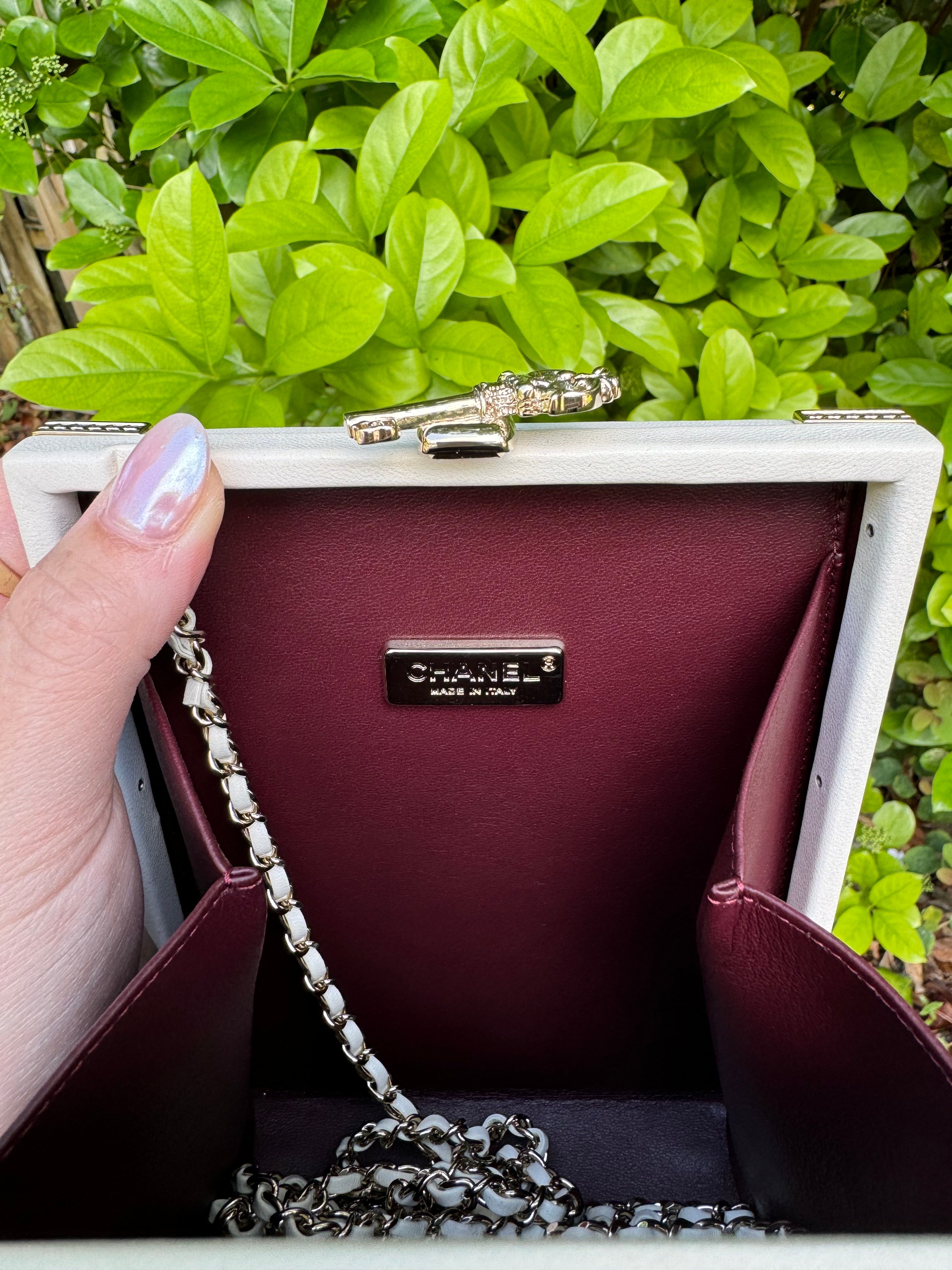 Chanel Coco in Ritz Key Card Minaudiere Embellished Lambskin – Its