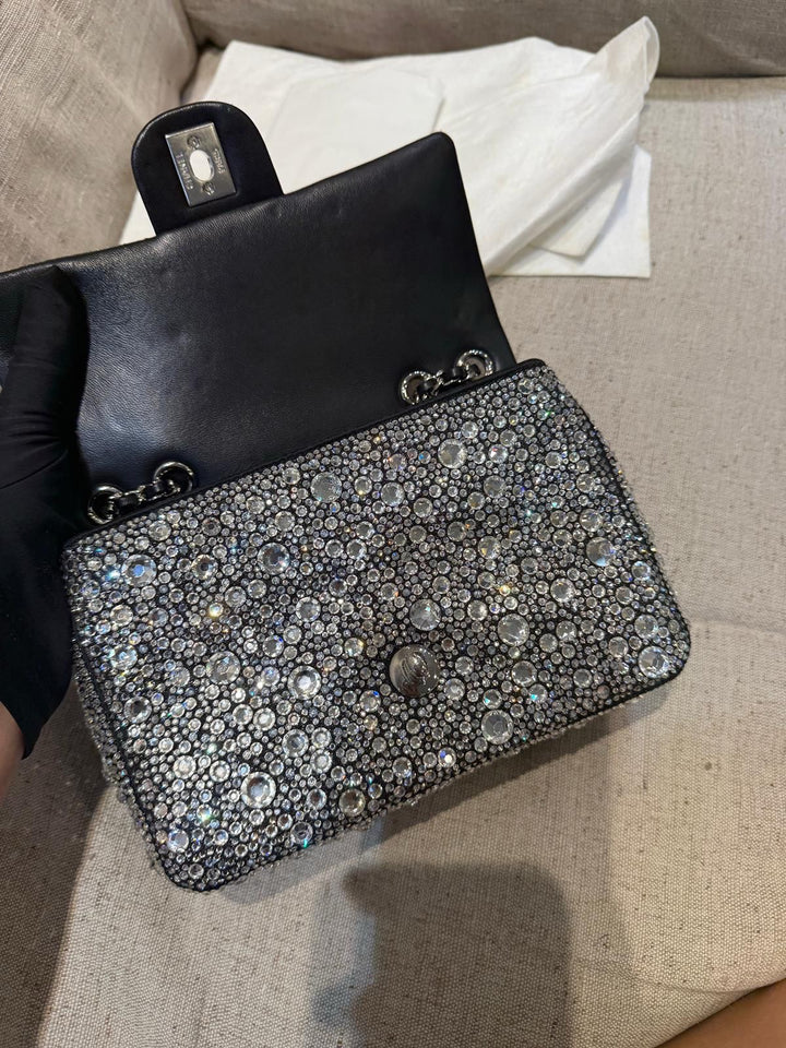 Chanel 2023 Crystal Embellished Mini Flap