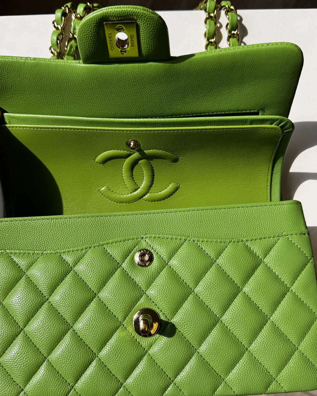 Chanel 23C Small Caviar Classic Flap Bag