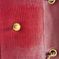 Chanel Burgundy Lizard Mini Rectangular Flap Bag