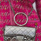 Chanel Metallic Calfskin Mini Ring Handle Flap Bag
