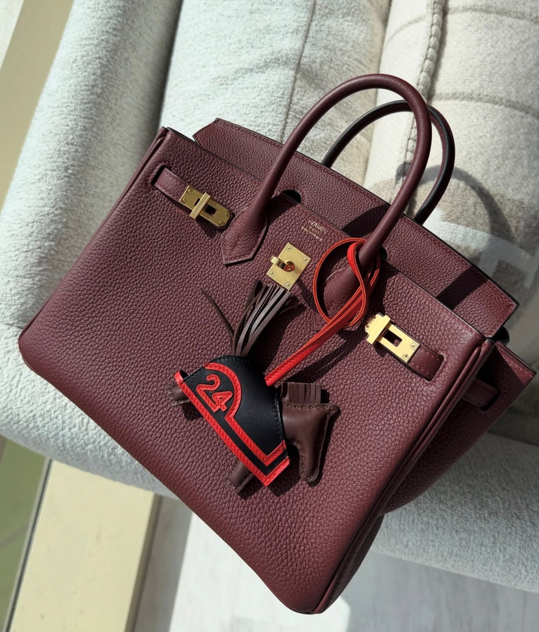 Hermès Birkin 25 Rouge H Togo Gold Hardware 2025