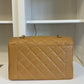 Chanel Caramel 24K Medium Caviar Diana Flap Bag