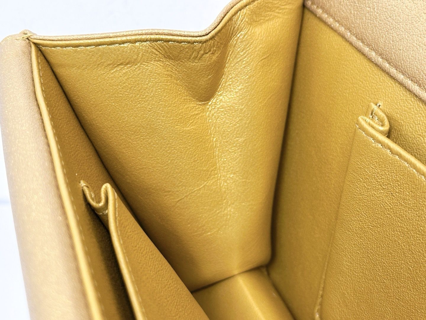 Chanel 19A Gold Egyptian CC Clutch