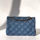 Chanel 22K Small Denim Classic Double Flap Bag