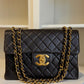 Chanel Chocolate Brown Vintage Lambskin Jumbo Flap Bag