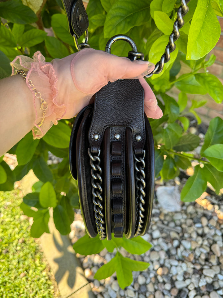 Chanel 2014 PARIS DALLAS MÉTIERS D'ART PONY HAIR CROSSBODY BULLET Flap Bag