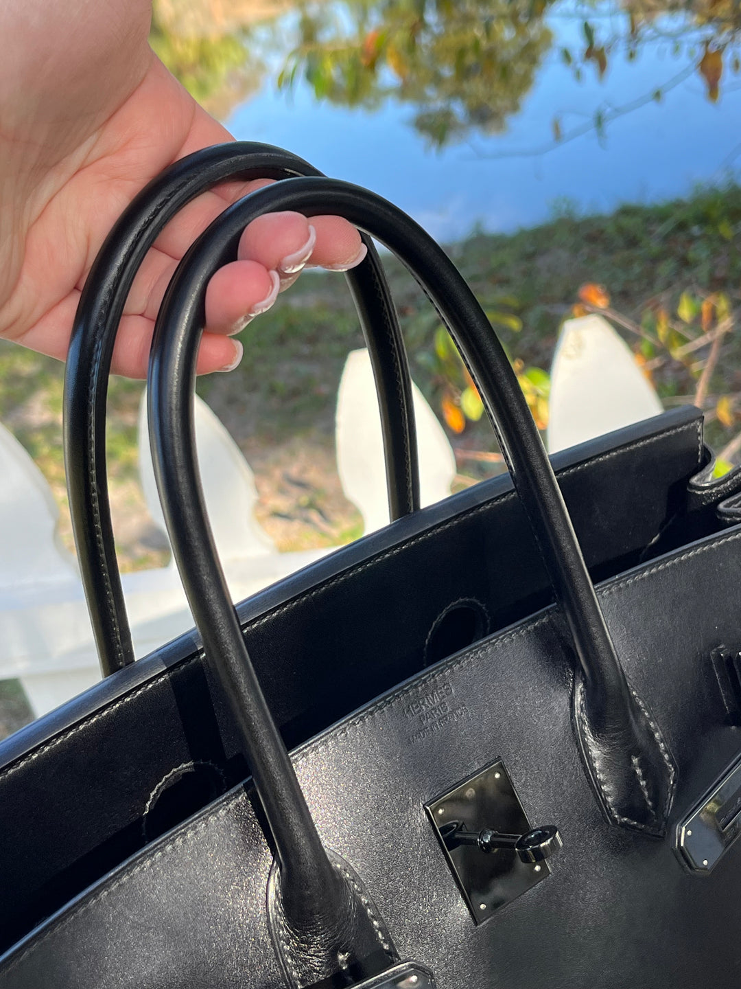 Hermes Birkin 30 So Black Box Black