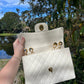 Chanel 1994 Vintage White Caviar Flap Bag 24K GHW