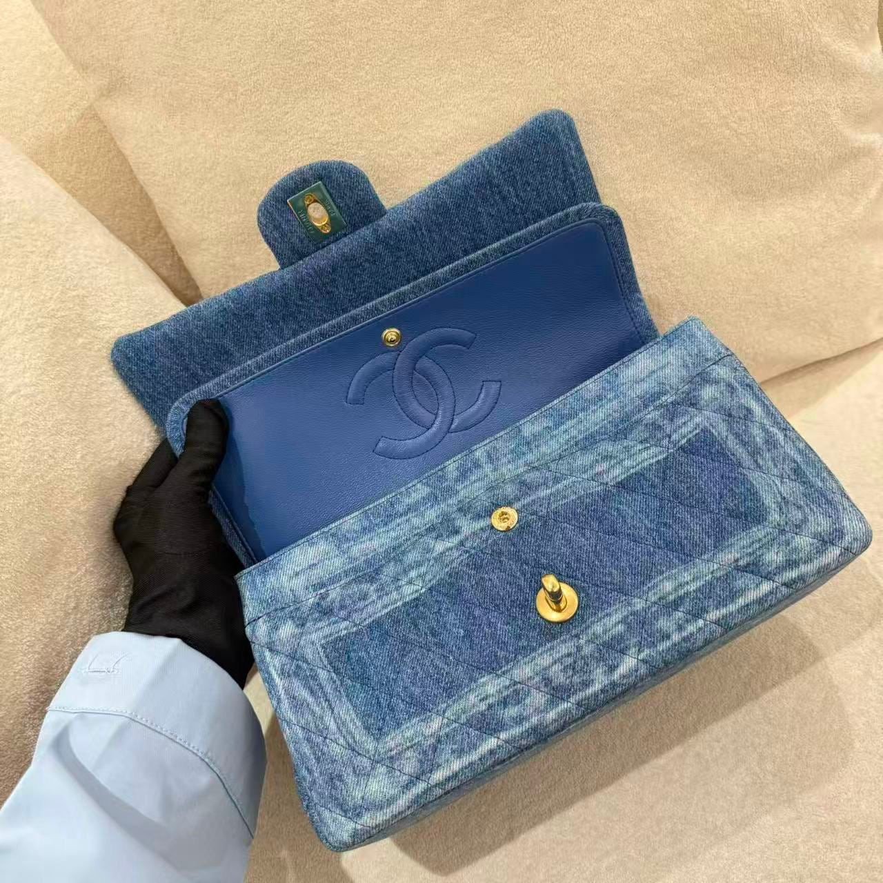 Chanel Denim Medium Classic Flap Bag