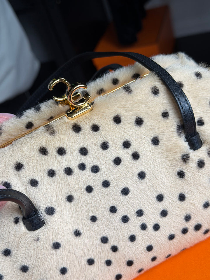Chanel Clutch With Leather Chain Brown And Black Pony Hair Gold Tone Metal Métiers D’Art 2026
