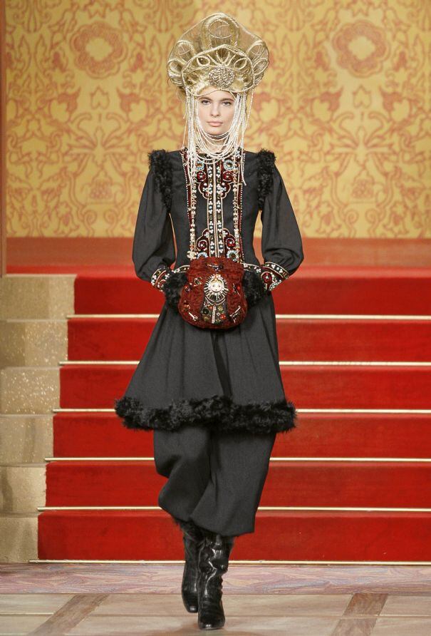 Chanel 2009 Paris - Moscou Embellished Persian Lamb Muff Clutch Bag