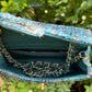 Chanel 19A Blue Egypt Tweed Mini Flap