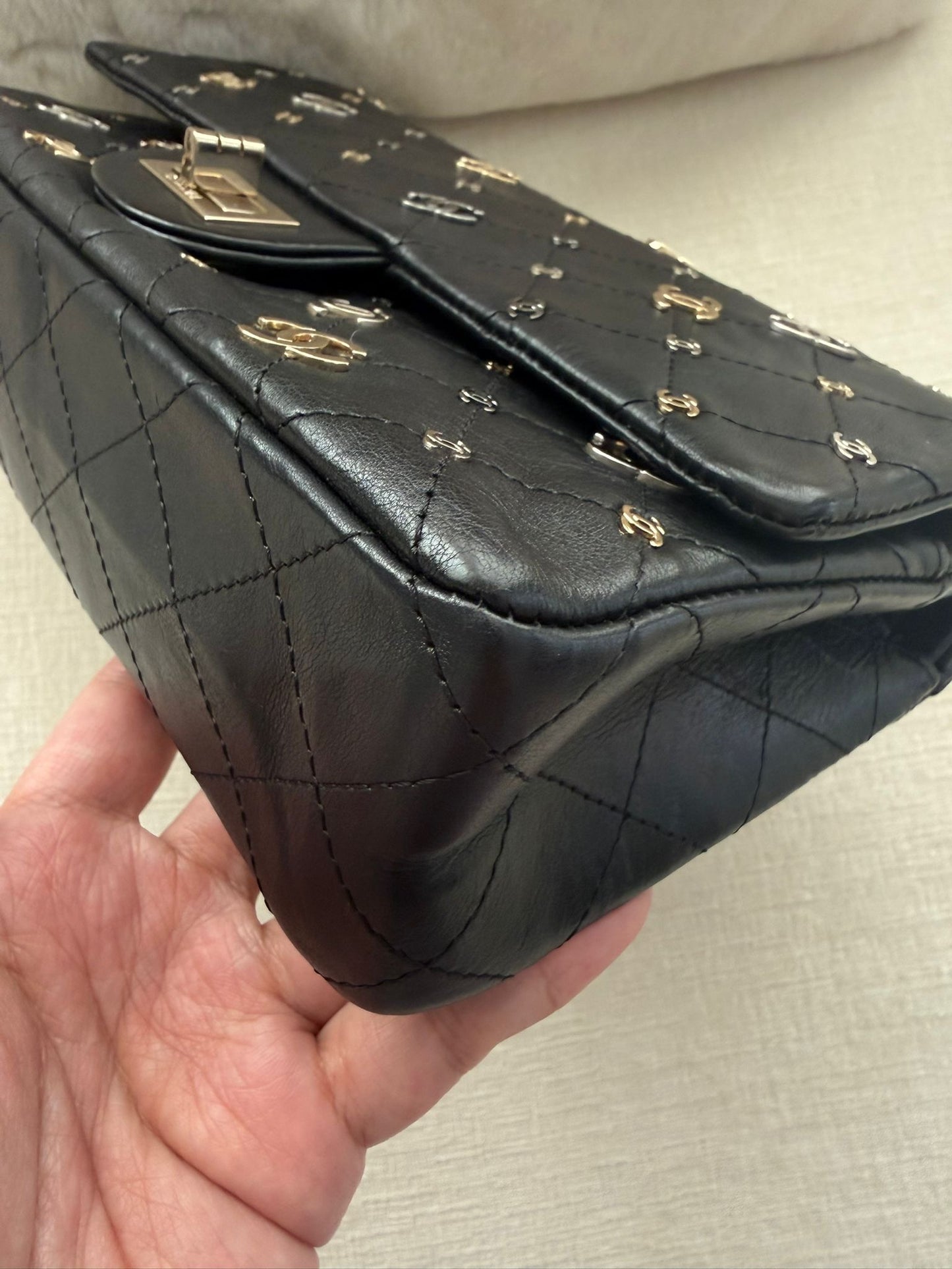 Chanel Vintage Punk Charms 2.55 Medium Reissue Flap Bag