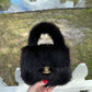 Chanel RARE 100% Mink Child Kelly Flap Bag