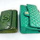 Chanel RARE Green Tortoise Minaudiere Crossbody