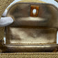 Chanel RARE 1998 Gold Silk Woven Small Kelly