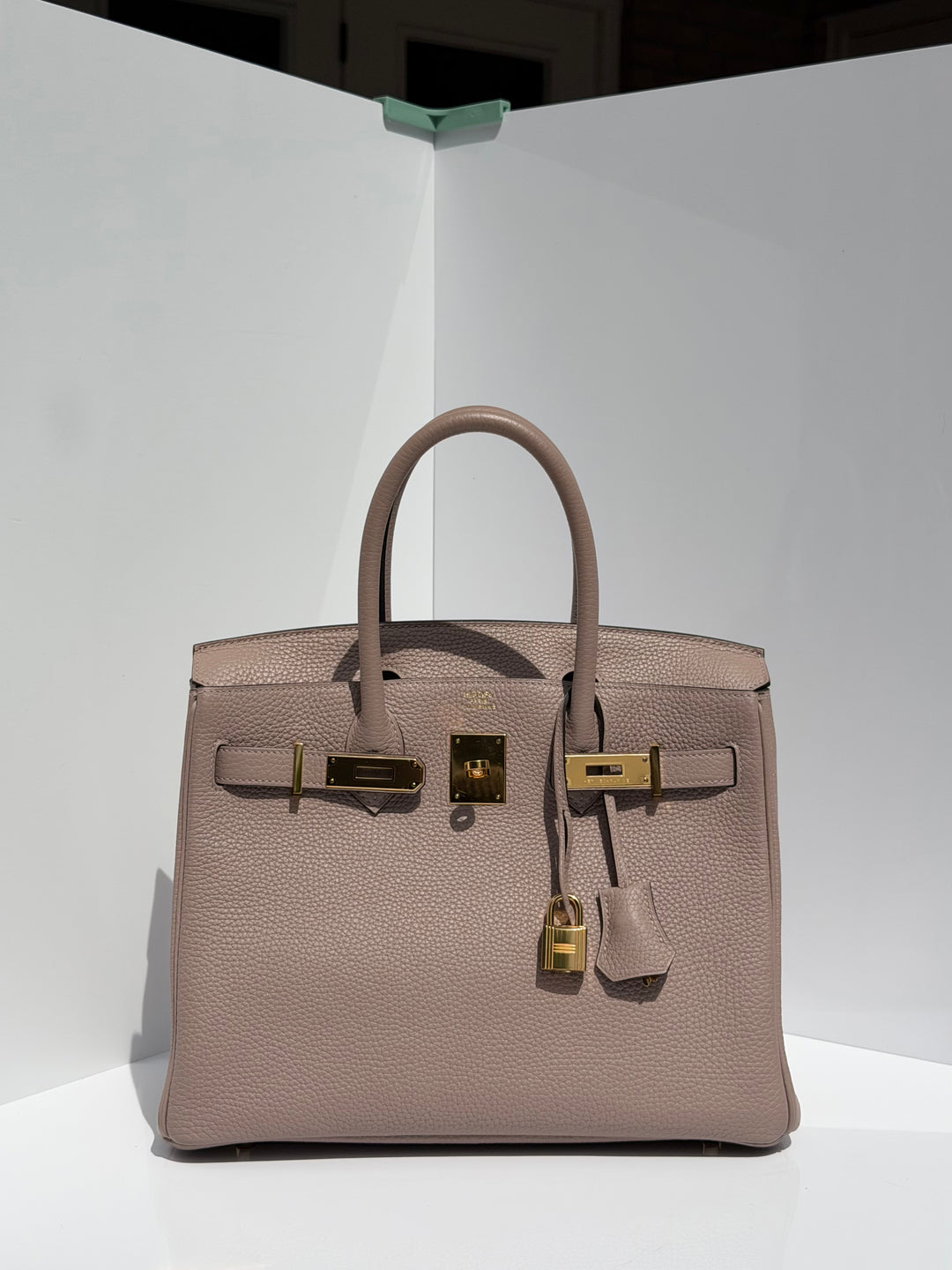 Hermès Birkin 30 Glycine Togo Gold Hardware 2015