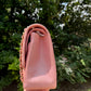 Chanel 19S Pink Iridescent Jumbo Caviar Double Flap Bag