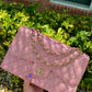 Chanel 19S Pink Iridescent Jumbo Caviar Double Flap Bag