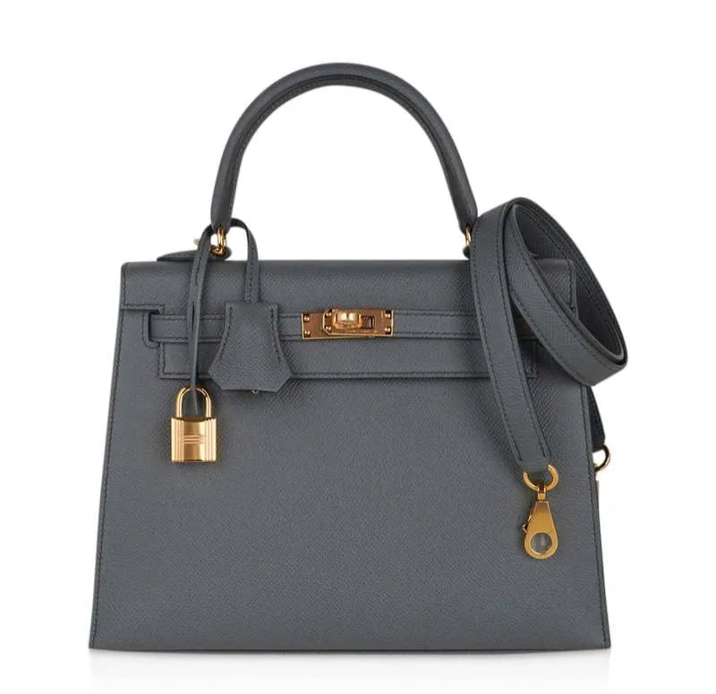Hermes Vert Amande Epsom Kelly 25 Sellier