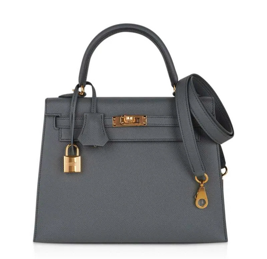Hermes Vert Amande Epsom Kelly 25 Sellier