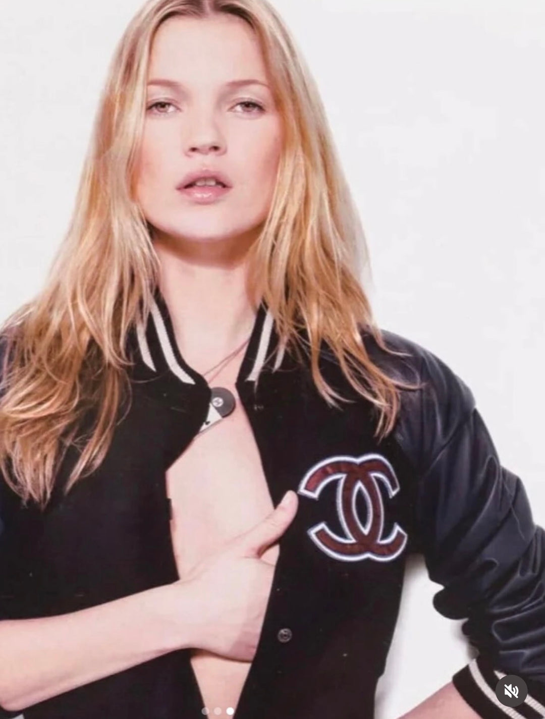 Chanel 2004 CC Varsity Bomber Jacket