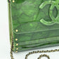 Chanel RARE Green Tortoise Minaudiere Crossbody