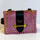 Prada Calf Hair Pink Cahier Crossbody Bag
