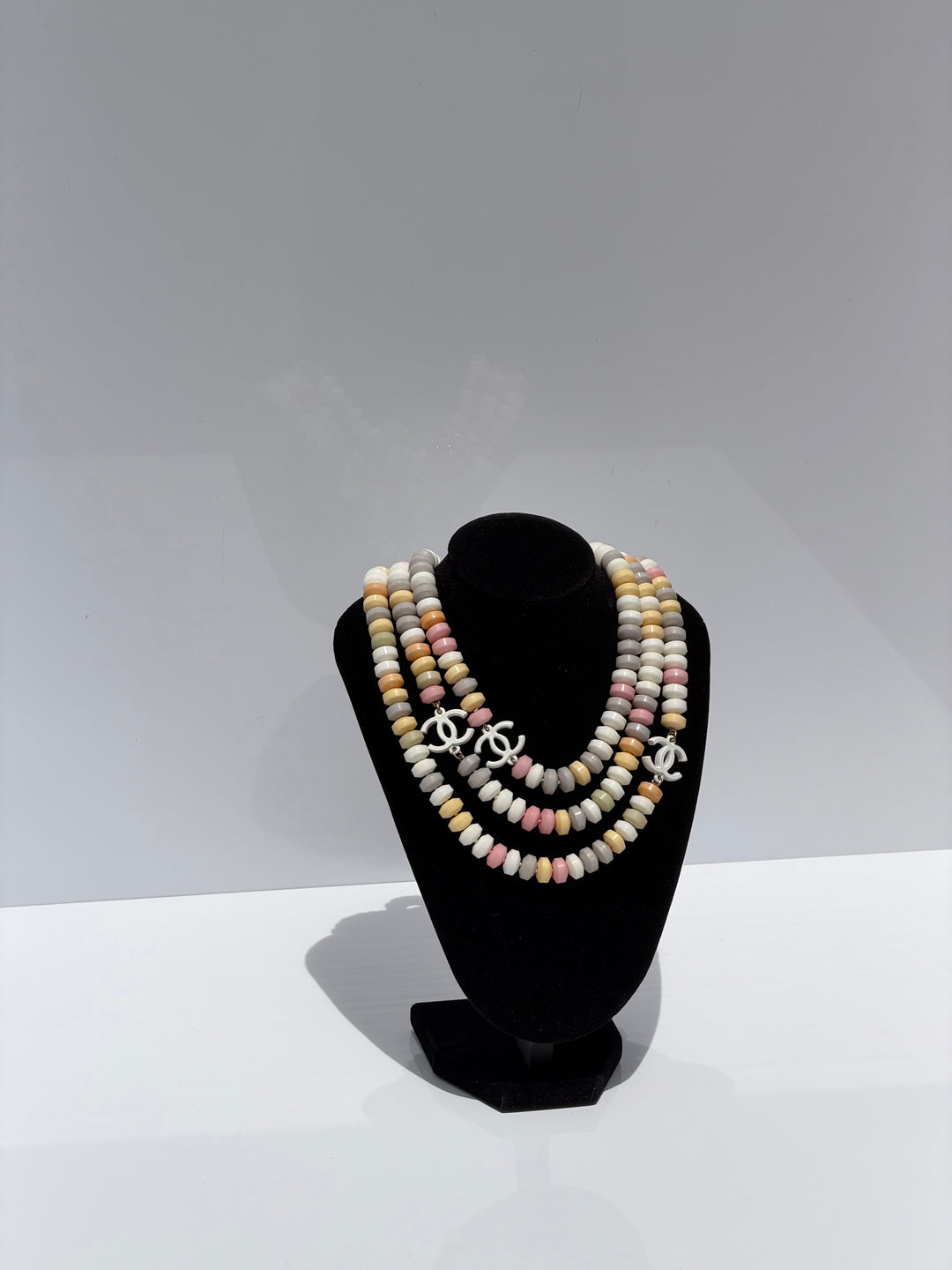 Chanel CC Resin Candy Supermarket Sweetie Triple Strand Necklace Multicolor 2014