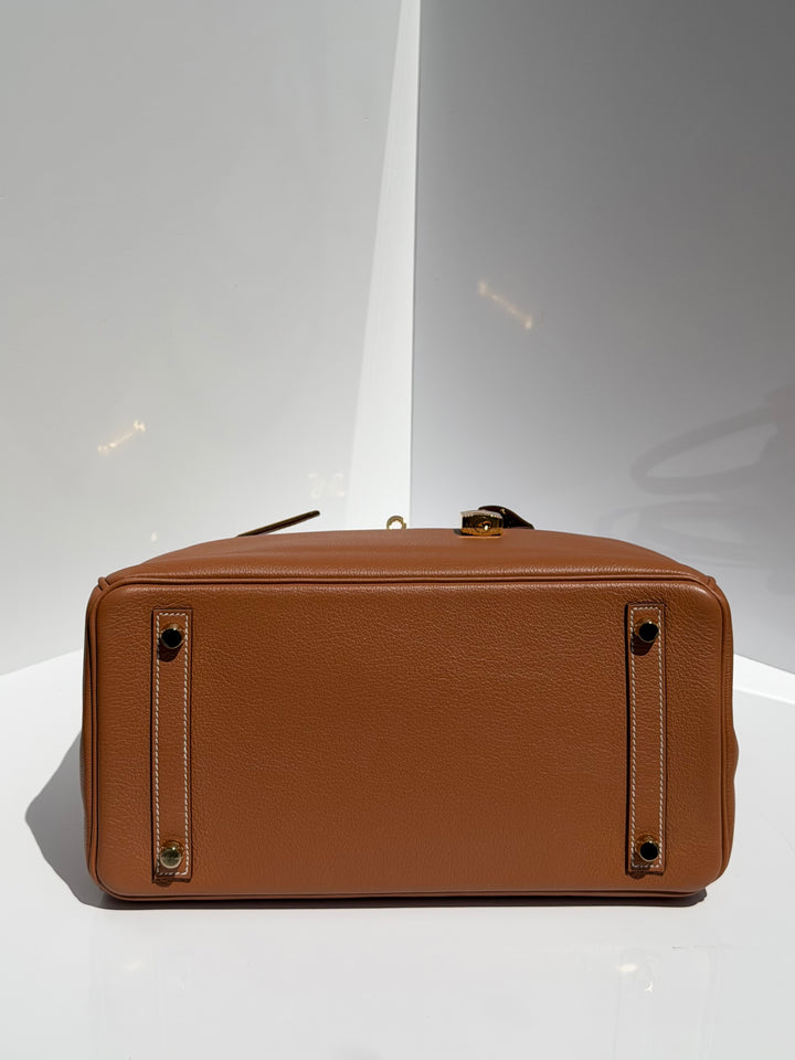 Hermès Birkin 30 Gold Taurillon Novillo Gold Hardware 2019