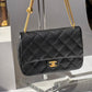 Chanel Black Medium Caviar Sweetheart Crush Flap Bag