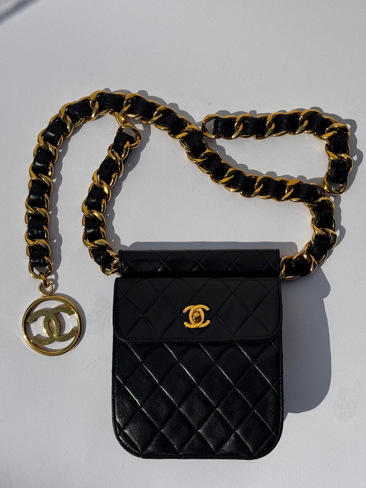 Chanel 1994 Runway CC Belt Bag