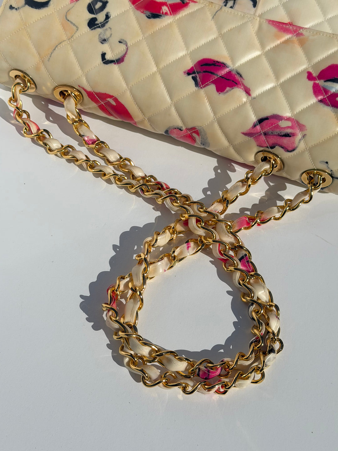 Chanel 1994 Jumbo Lips & Kisses Flap Bag