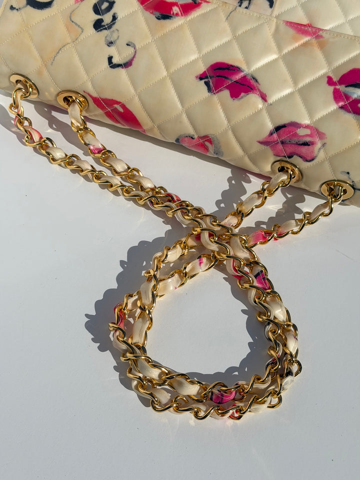 Chanel 1994 Jumbo Lips & Kisses Flap Bag
