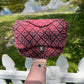 Chanel Small Pink Washed Denim Impressions Flap Bag