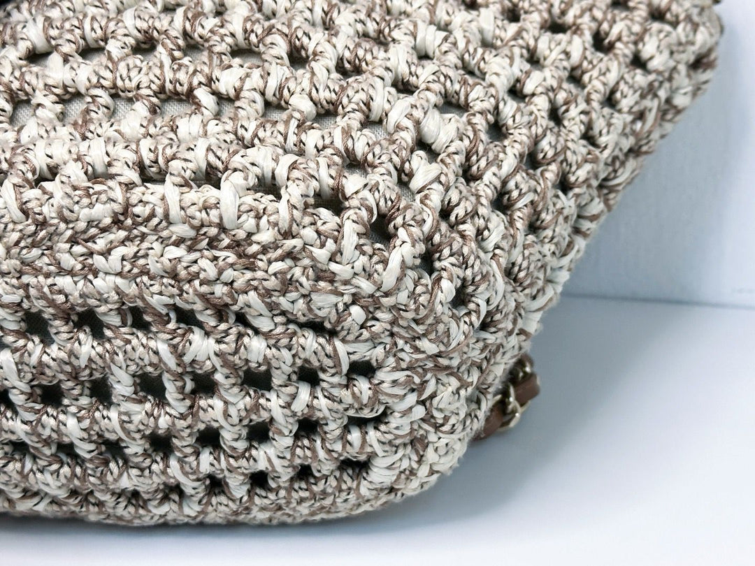 Chanel Small Crochet Shopping Tote