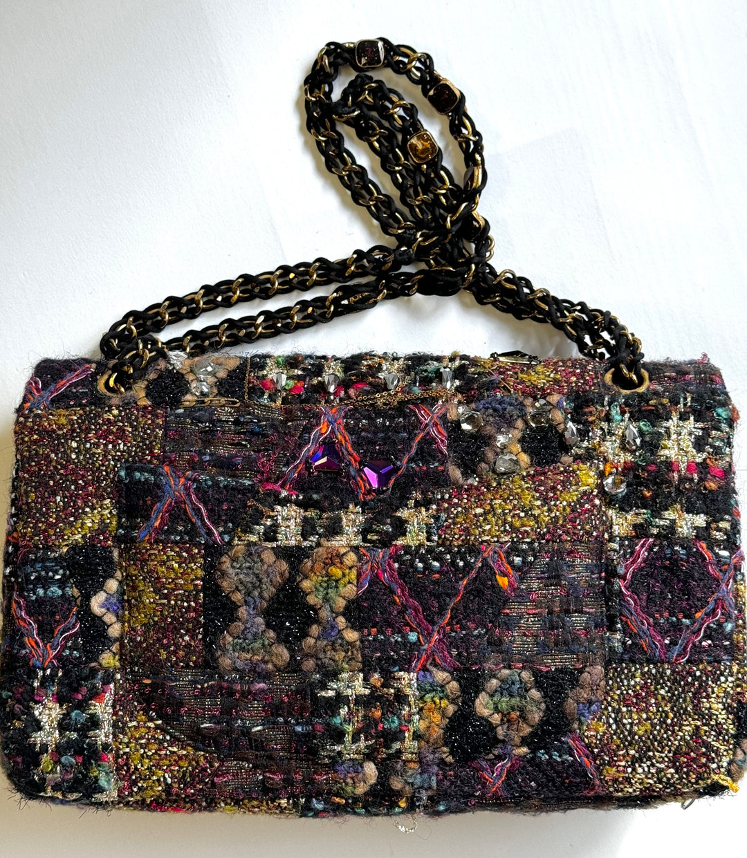 Chanel Maxi Tweed Paris/Byzance Limited Edition Reissue Flap Bag