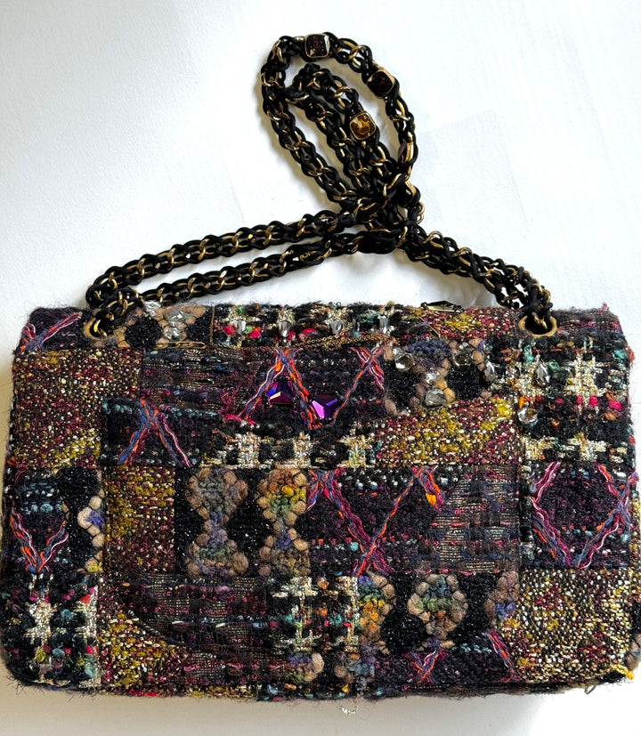 Chanel Maxi Tweed Paris/Byzance Limited Edition Reissue Flap Bag