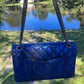 Chanel Blue Python Medium Reissue Double Flap Bag