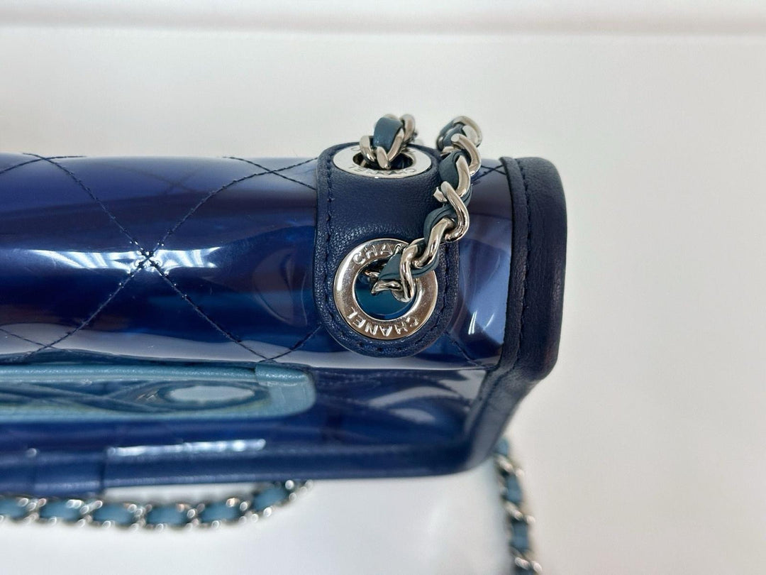Chanel Coco Splash Blue Mini PVC Flap Bag