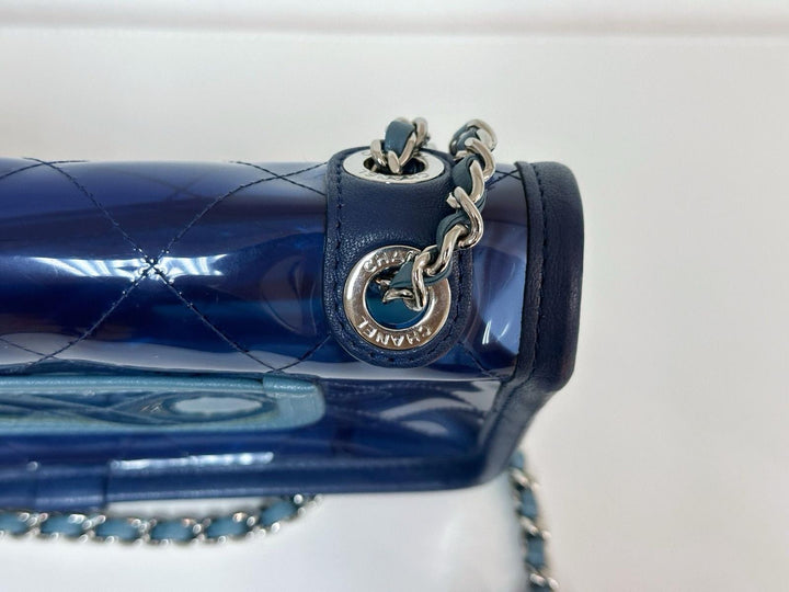 Chanel Coco Splash Blue Mini PVC Flap Bag