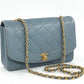 Chanel Baby Blue 24K Medium Caviar Diana Flap Bag