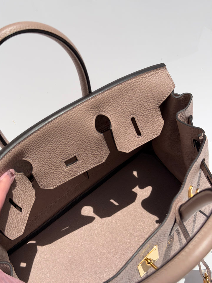 Hermès Birkin 30 Glycine Togo Gold Hardware 2015
