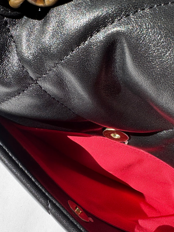 Chanel Small Black 19 Flap Bag