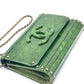 Chanel RARE Green Tortoise Minaudiere Crossbody